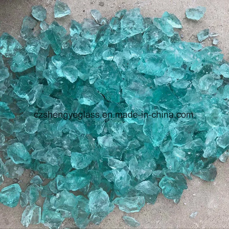 Best Quality Sky Blue Decoration Crystal Glass Chip