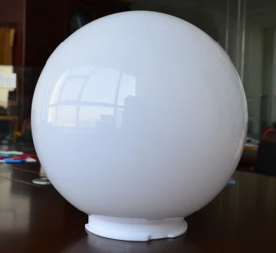 Esfera Acrílica para Abajur Branco e Transparente 200mm 300mm