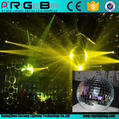 Disco Light Stage Effect Party Show DJ Club Mini Cristal 10cm 30cm 50cm 80cm Bola de espelho de vidro